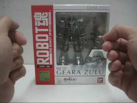 2010 Bandai Robot Spirits - AMS 129 Geara Zulu Toy Review