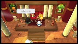 Onion king talking in Overcooked PS4