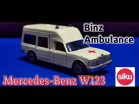 Mercedes-Benz W123 Binz Ambulance by SIKU made in Germany