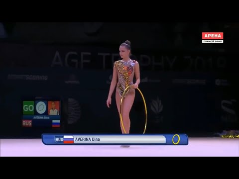 2019.04.28 Баку - Аверина Дина 1998 🇷🇺RUS - Обруч 22,000 🥇 - World Cup Baku 2019