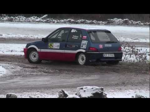 Jakub Siarzewski Peugeot 106 - SuperOES I Runda Tor Kielce 21-01-2012