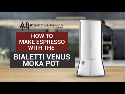 So verwenden Sie die Bialetti Venus Moka Pot Espresso