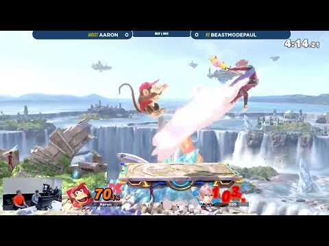 Moist Aaron (Diddy Kong) v NS BeastModePaul (Corrin) - Litvitational LCQ | CFL SSBU