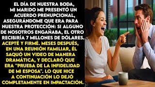 Mi marido firmó un acuerdo prenupcial y luego intentó usarlo para engañarme y quitarme 7 millones