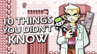 10 Things You Didn't Know About Pokémon Video Games
