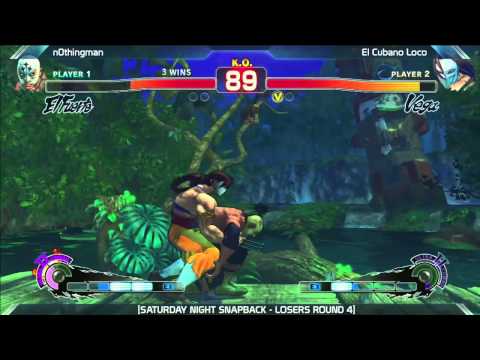 SSF4: El Cubano Loco vs n0thingman - Saturday Night Snapback 6.1