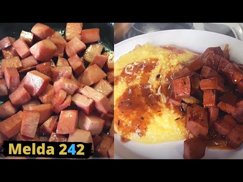 BAHAMIAN BREAKFAST STEAMED SAUSAGE AND YELLOW GRITS | BAHAMIAN COOKING
