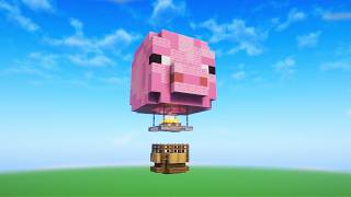 CONSTRUIR UN GLOBO AEROSTÁTICO en Minecraft
