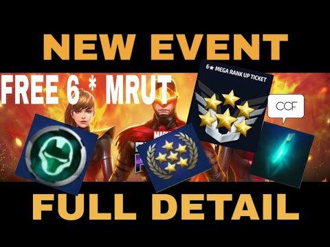 HOW TO GET 6 STAR MEGA RANKUP TICKET FOR FREE. AHLAWAT MFF.! MARVEL FUTURE FIGHT !