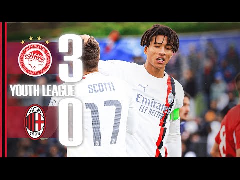 Runners up in the #YouthLeague | Olympiacos 3-0 AC Milan | Highlights Primavera