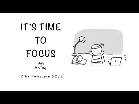 2-HOUR STUDY WITH ME | Pomodoro timer 2x50 | Study & Work | Deep Focus | Lofi ☕