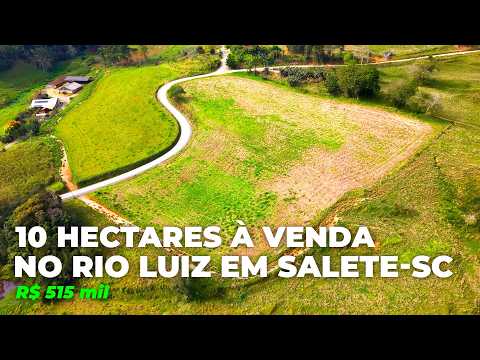 10 HECTARES À VENDA NO RIO LUIZ EM SALETE-SC