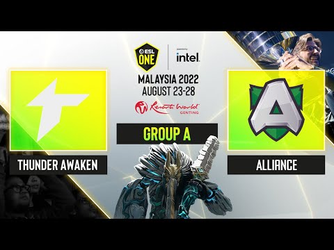 Dota2 - Thunder Awaken vs Alliance - Game 2 - ESL One - Malaysia 2022 - Group A