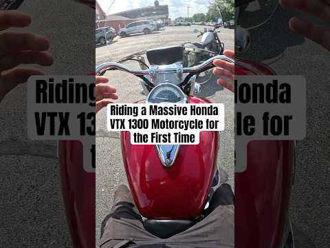 Thumbnail for Riding a Massive Honda VTX 1300 Motorcycle for the First Time by Honda 1300