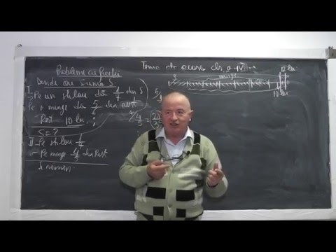 1/2 Lectia 952 - Probleme cu fractii rezolvate prin metoda figurativa (cu segmente) - Tema Clasa 4