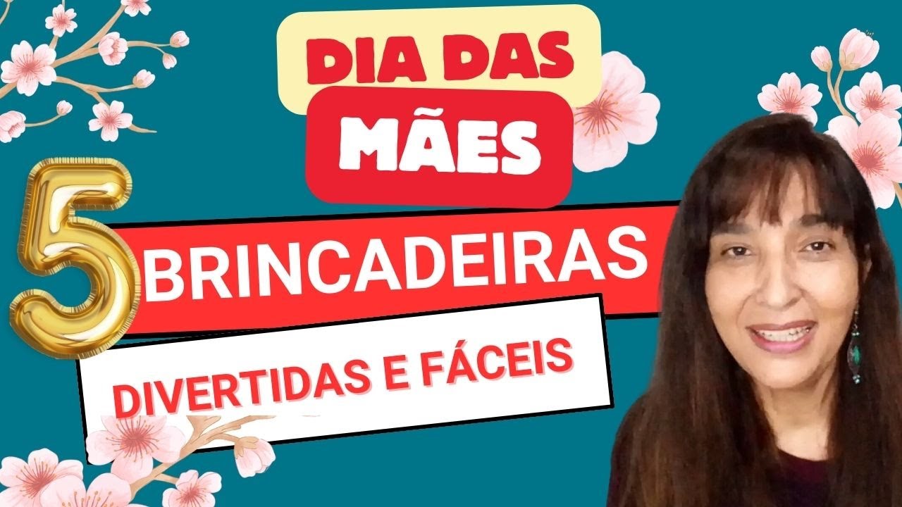CINCO Brincadeiras RÁPIDAS e FÁCEIS para o dia das MãES😍😍😍