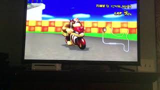Beating all 4 expert staff ghosts in the Shell Cup in Mario Kart Wii!