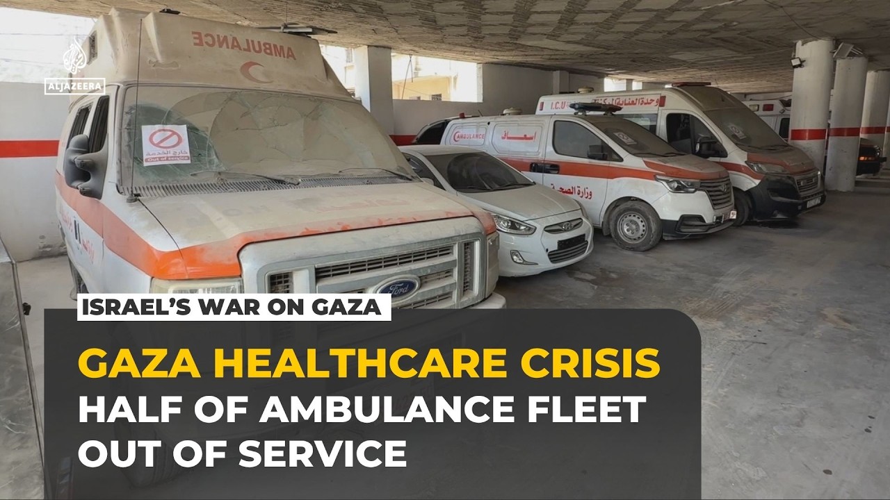 Gaza ambulance shortages delay urgent care for sick and wounded Palestinians