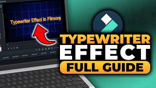 Typewriter Effect in Filmora (FAST & EASY) | 100% WORKS | NO Yapping, To The Point!