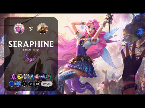 Seraphine Mid vs Azir - EUW Master Patch 13.18