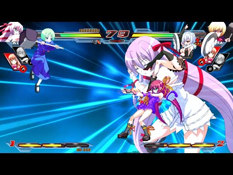 AL vs MORA (Hardest Difficulty) Nitroplus Blasterz: Heroines Infinite Duel