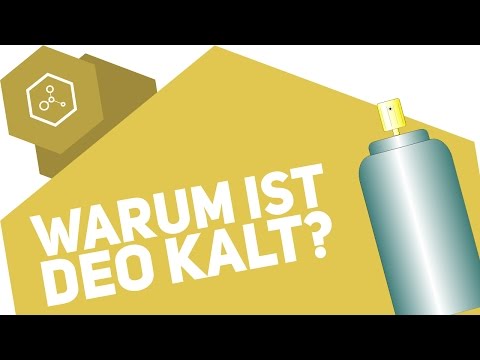 Joule-Thomson effect - Why is deodorant cold?