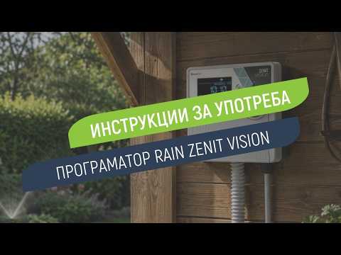 Как се настройва програматор Rain Zenit Vision с Bluetooth