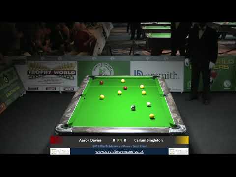 2018 WEPF MASTERS SEMI FINAL A DAVIES V C SINGLETON