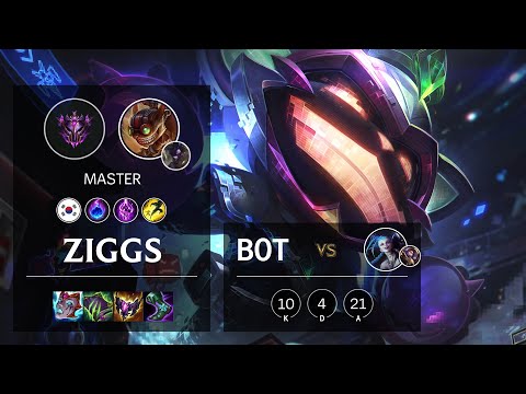 Ziggs Bot vs Jinx - KR Master Patch 11.24