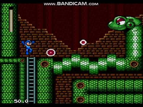 Mega Man The Wily Wars - Mega Man 3. (Snake Man's Stage.)