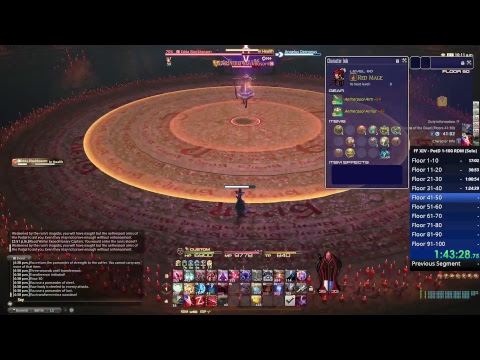 Angelus - FFXIV PoTD -  Speed Run 1-50 Solo RDM - Working on a new attempt