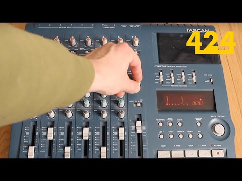 HOW TO RECORD A SONG ON A TASCAM 424 MKIII 4-TRACK PT. 3 | 424recording.com