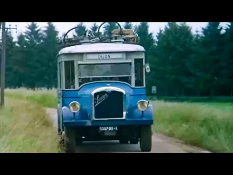 Autobus Saurer 4 BL PO vo filme La veuve Couderc