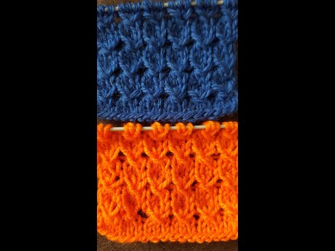 Strickmuster für Anfänger. MEGA LEICHT!