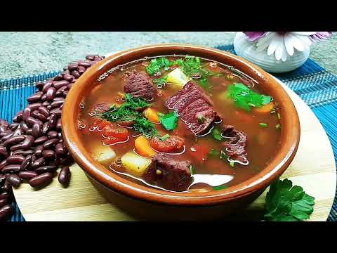 SOPA DE FRIJOLES ROJOS | Receta Casera Tradicional y Reconfortante