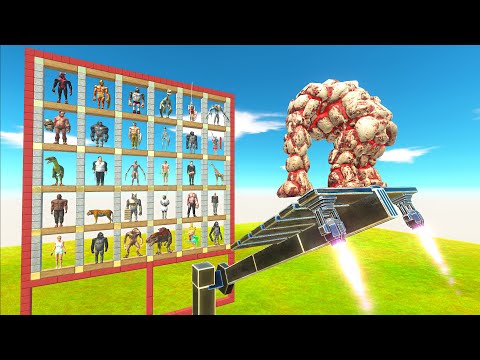 Catapult Hit The Target from Units | Animal Revolt Battle Simulator