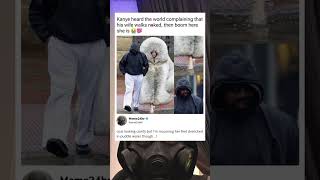 Kanye west and his wife recently.