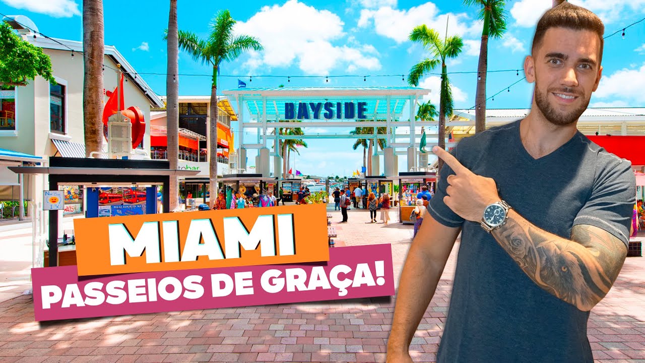 10 coisas de graça para fazer em MIAMI! Passeios incríveis e gratuitos! O que fazer em Miami!