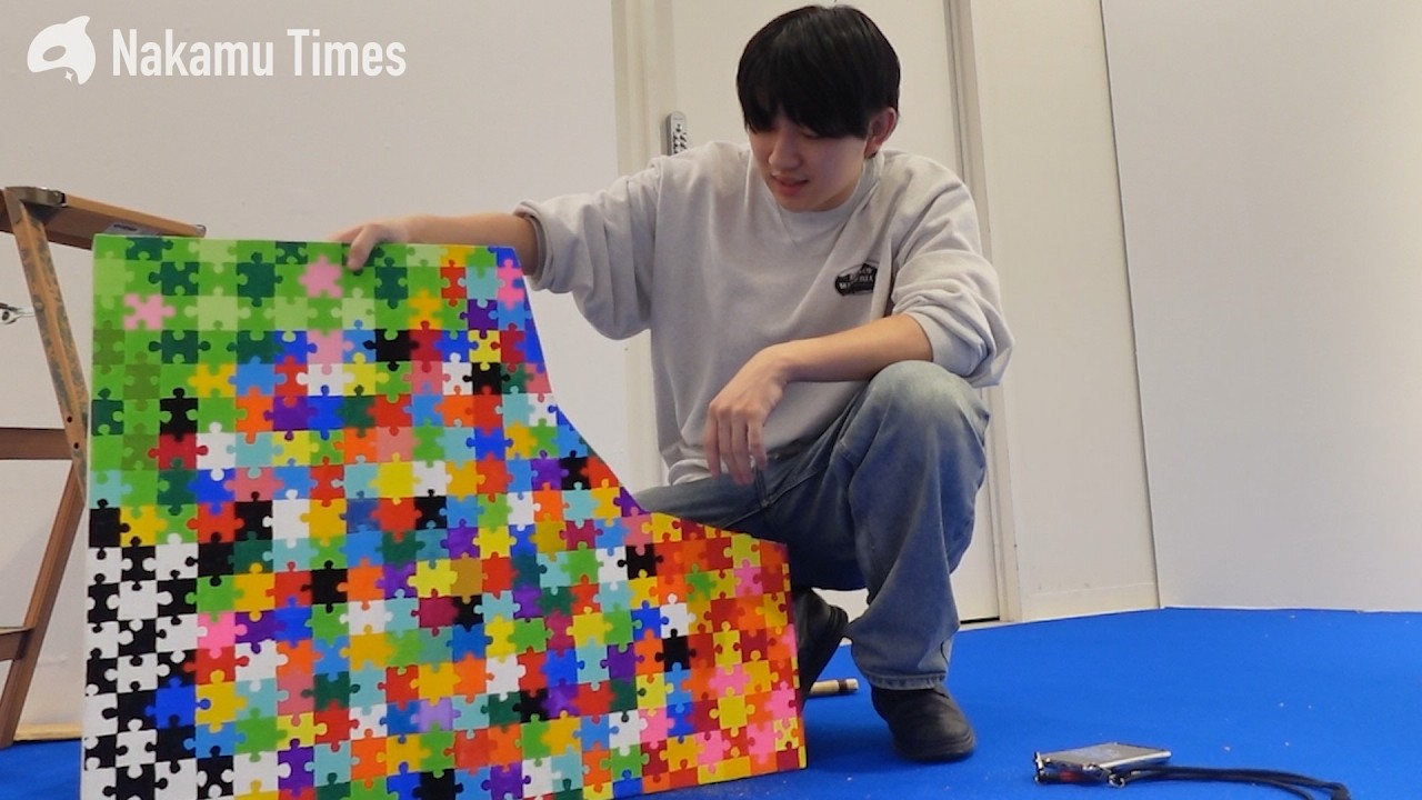 絵を切断したり塗りつぶしたり【とある個展】