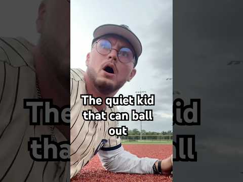 The quiet kid that can ball out | #baseball #skit #content #shorts