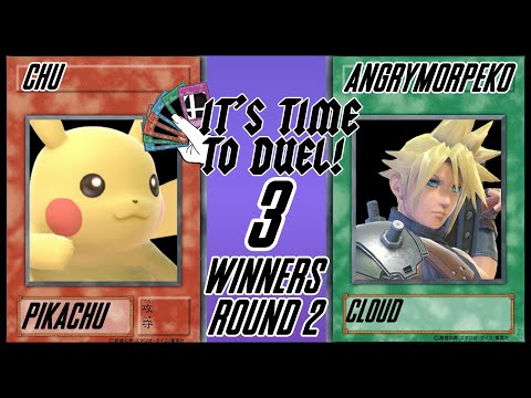 It's Time to Duel #3 Chu (Pikachu) vs AngryMorpeko (Cloud) Winners Round 2