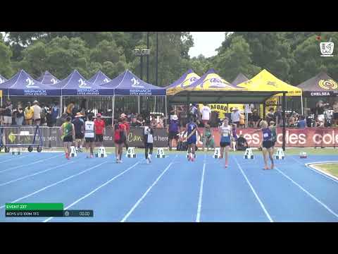 Boys U13 100m Timed Final 3 : 2024-25 State Track and Field Championships