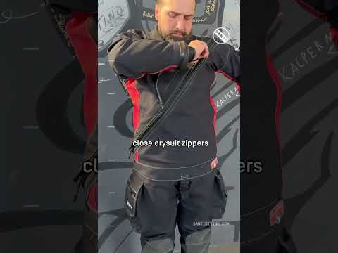 How to connect SANTI heating vest to  SANTI Blue Power Battery #shorts #santidiving #santiheating