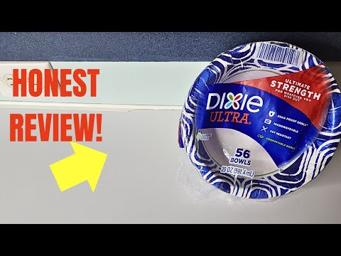 Dixie Ultra Paper Bowls Review Strong, Compostable, and Convenient #amazonfinds #ecofriendlyproducts