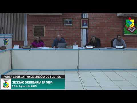Transmissão ao vivo de Câmara de Vereadores Lindóia do Sul-SC.