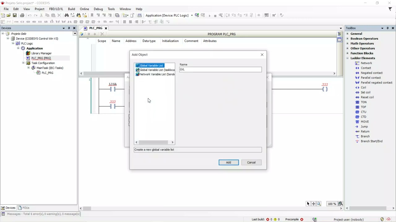 CODESYS V3.5 - CRIANDO SEU PRIMEIRO PROJETO E UTILIZANDO O SIMULADOR