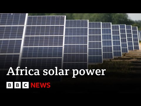整個非洲的太陽能電池板進口激增 | 英國廣播公司新聞 (Solar panel imports spike across Africa | BBC News)
