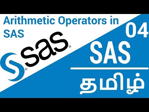 Arithmetic Operators In SAS in Tamil