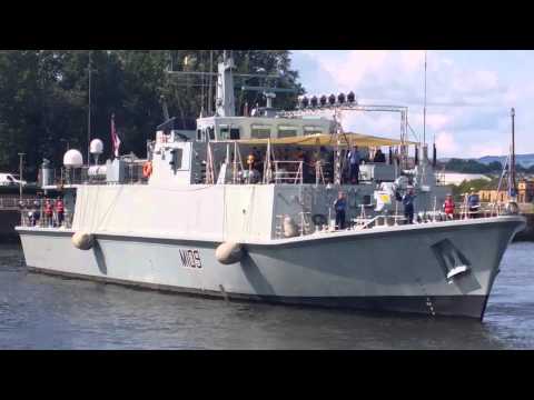 HMS Bangor at the science centre.