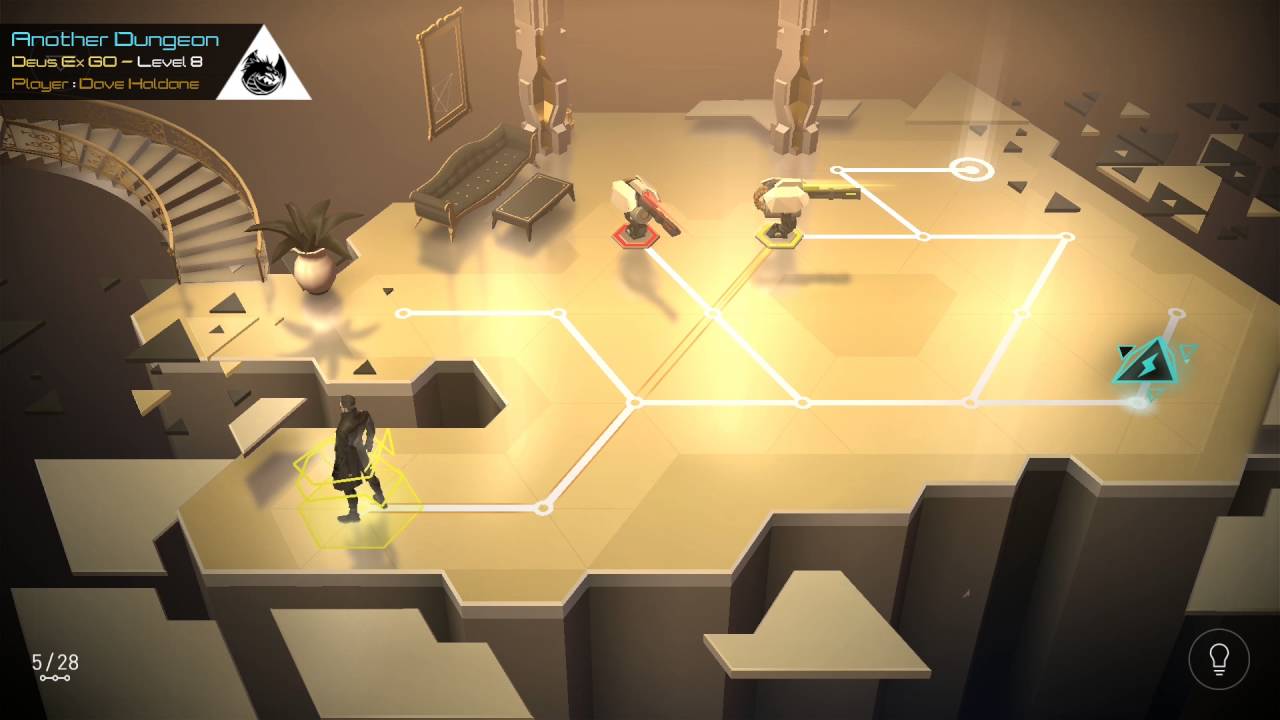 Deus Ex GO - Level 08 - Gold (Mastermind) Guide